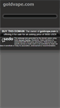 Mobile Screenshot of goldvape.com
